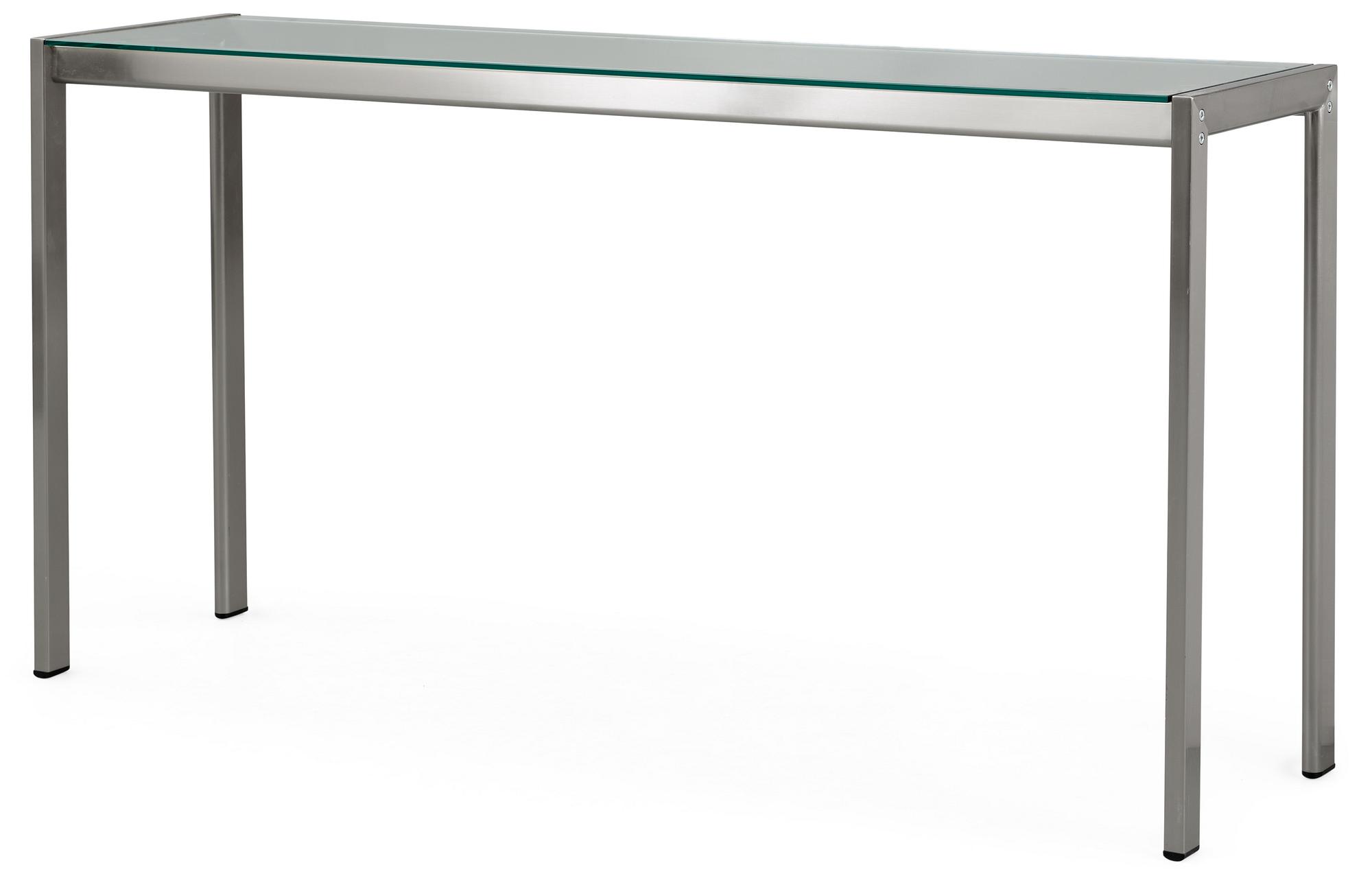 A Gae Aulenti steel and glass sideboard 'Appia', Zanotta, Italy.