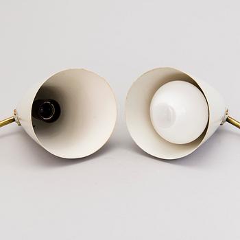 LISA JOHANSSON-PAPE, A pair of 1950s '3054' wall lights for Stockmann Orno.