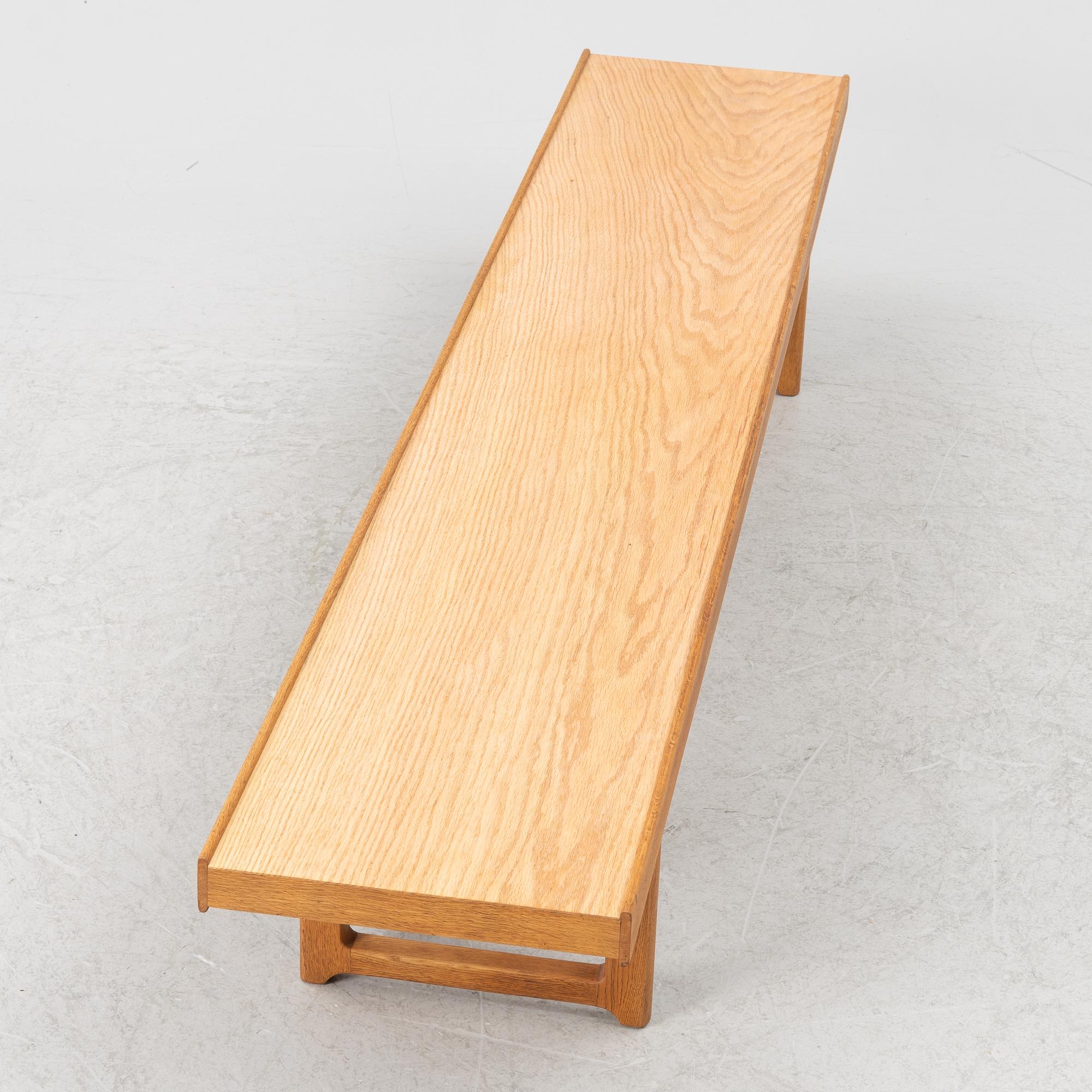 Torbjørn Afdal, bench, "Krobo", Mellemstrands Trevareindustri, Bruksbo, Norway, second half of the 20th Century.