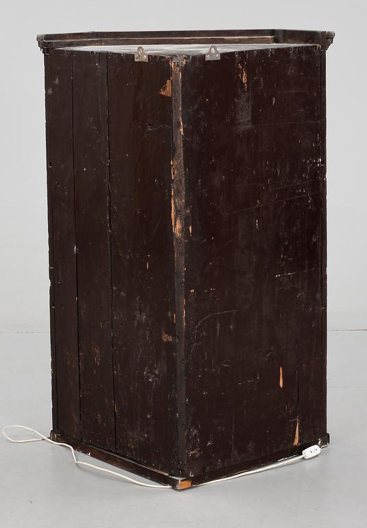 HÄNGVITRINSKÅP, hörnskåp, England, 1800-tal.