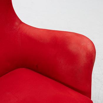 Gustav Axel Berg, armchair and footstool, "Status", Bröderna Andersson.