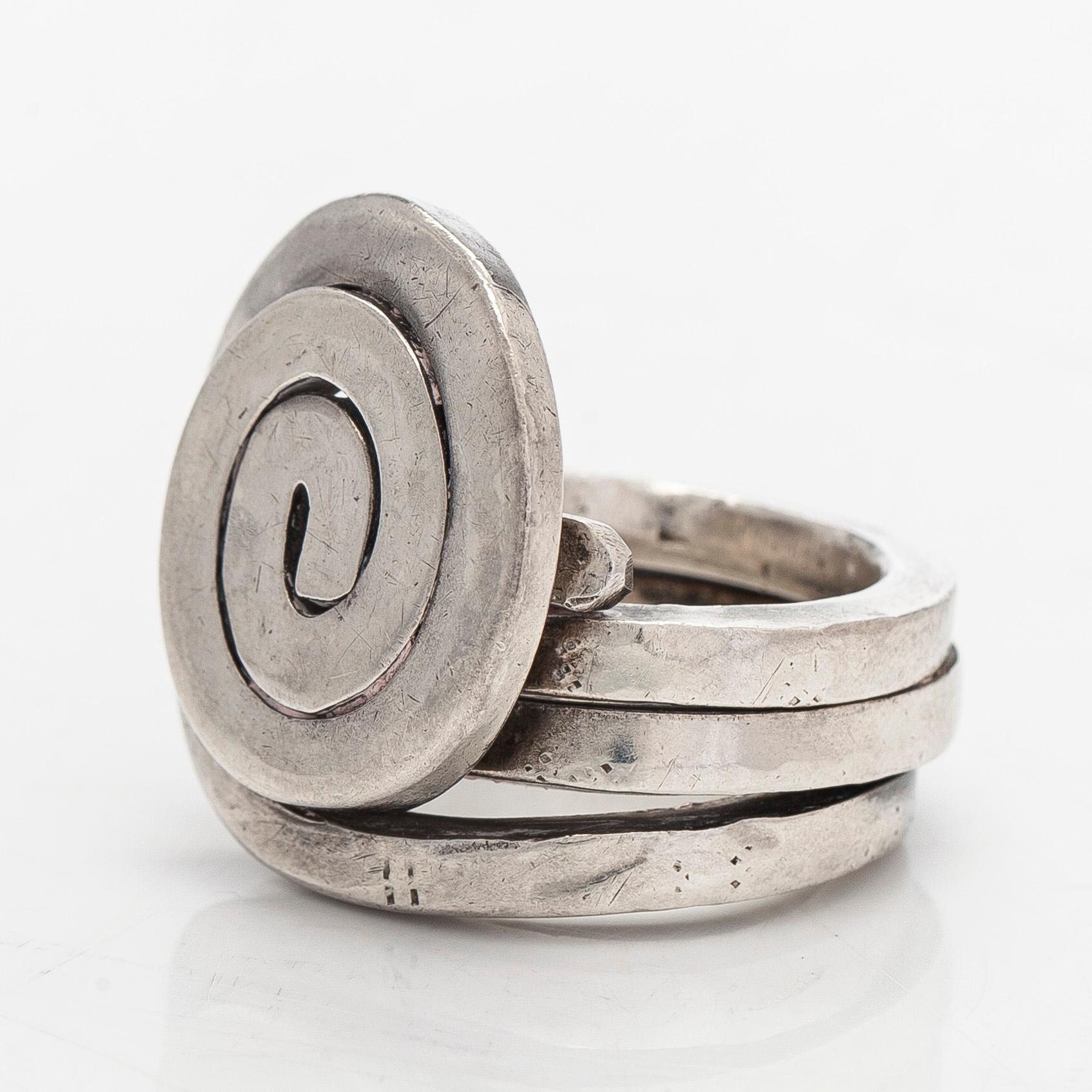 Alexander Calder, a late 1930s silver ring.