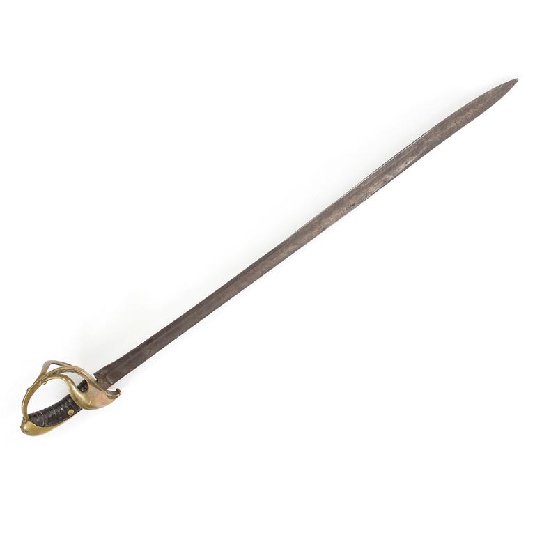 A Swedish cavalry sarbre m / 1842 from Eskilstuna Jernmanufaktur.