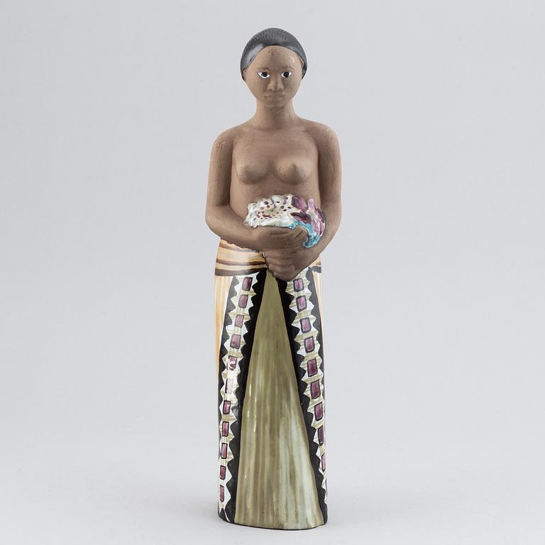 Mari Simmulson, a stoneware sculpture of a woman, Upsala Ekeby.