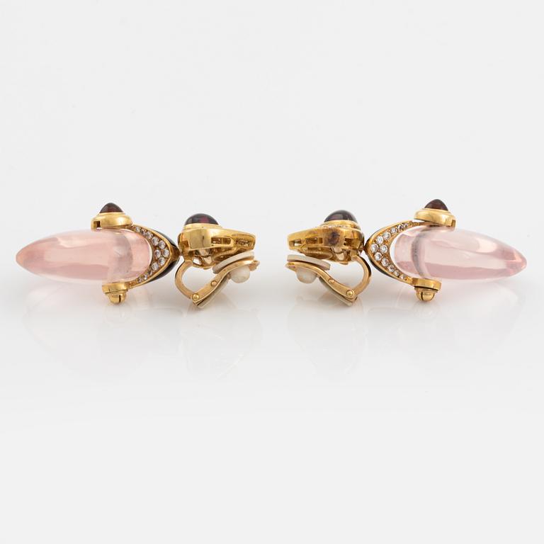 A pair of Marina B earrings.