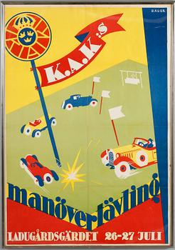AFFISCH, 1950-tal.
