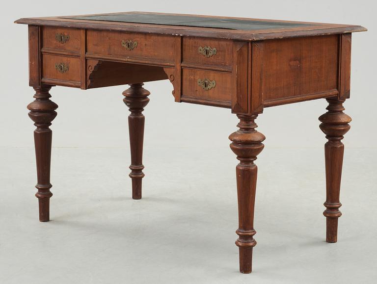 SKRIVBORD, nyrenässans, sent 1800-tal.