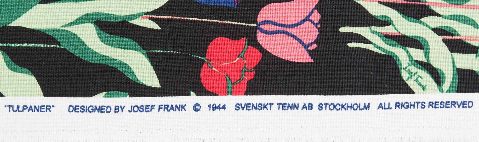 JOSEF FRANK, a 'Tulpaner' linnen fabric from Svenskt Tenn.