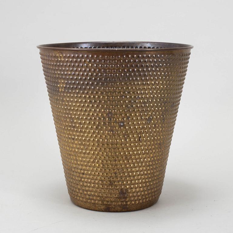 JOSEF FRANK, papperskorg, mässing, "Hortus", Svensk Tenn.