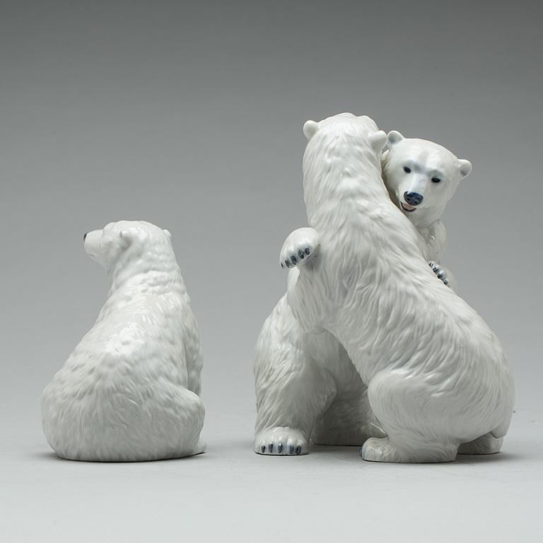 FIGURINER, 2 st. Porslin. Royal Copenhagen.