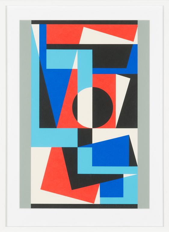 Lars-Gunnar Nordström, serigrafi, signerad och daterad -78.