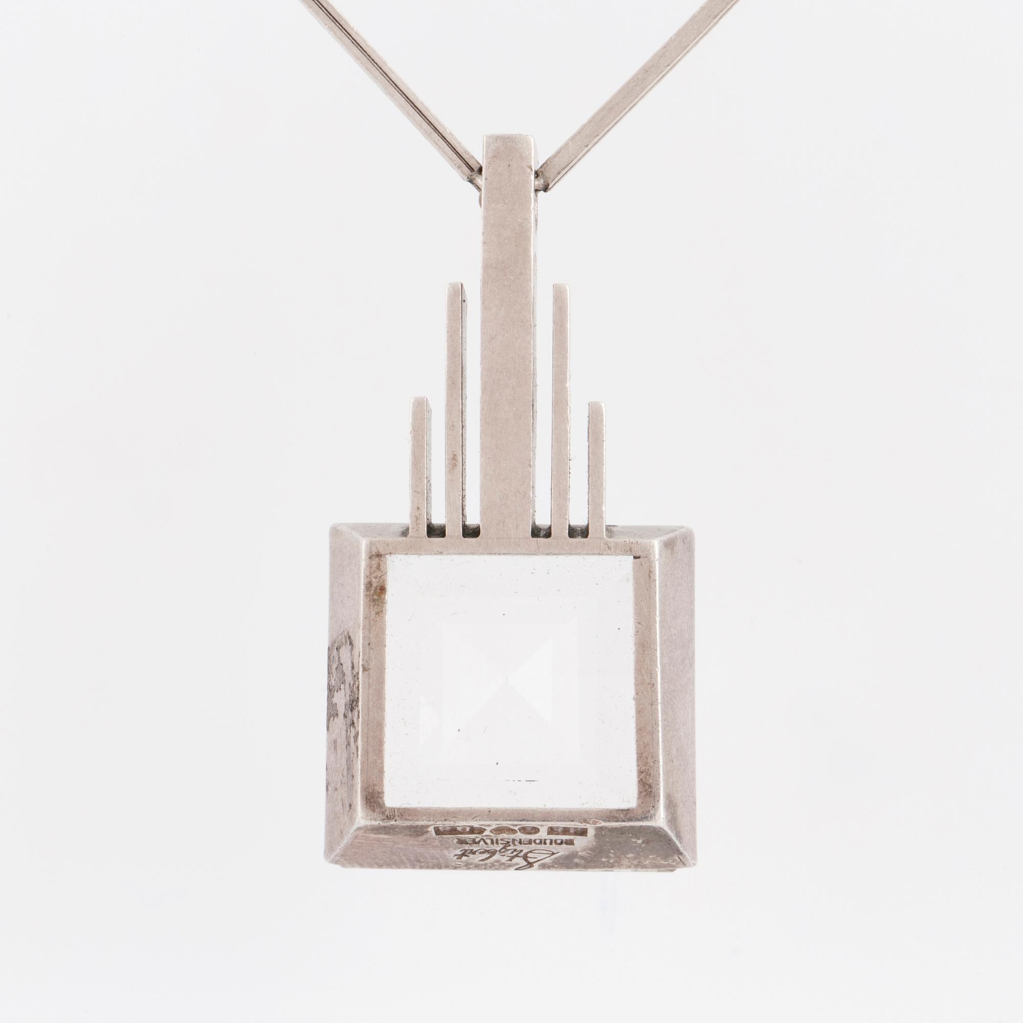 ATELJÉ STIGBERT,  Pendant with rock crystal.