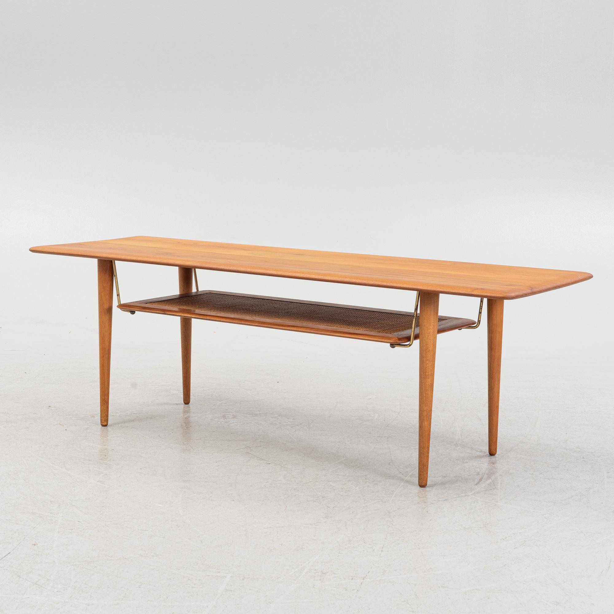 Peter Hvidt & Orla Molgaard Nielsen,a  coffee table, model FD 516, France & Søn, Denmark, 1950/60s.