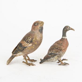 Figuriner 2 st. Sk. Wienerbronser tidigt 1900-tal.