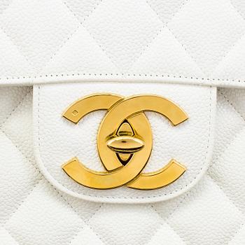 VÄSKA, "Jumbo Single Flap Bag", Chanel, 1994-1996.