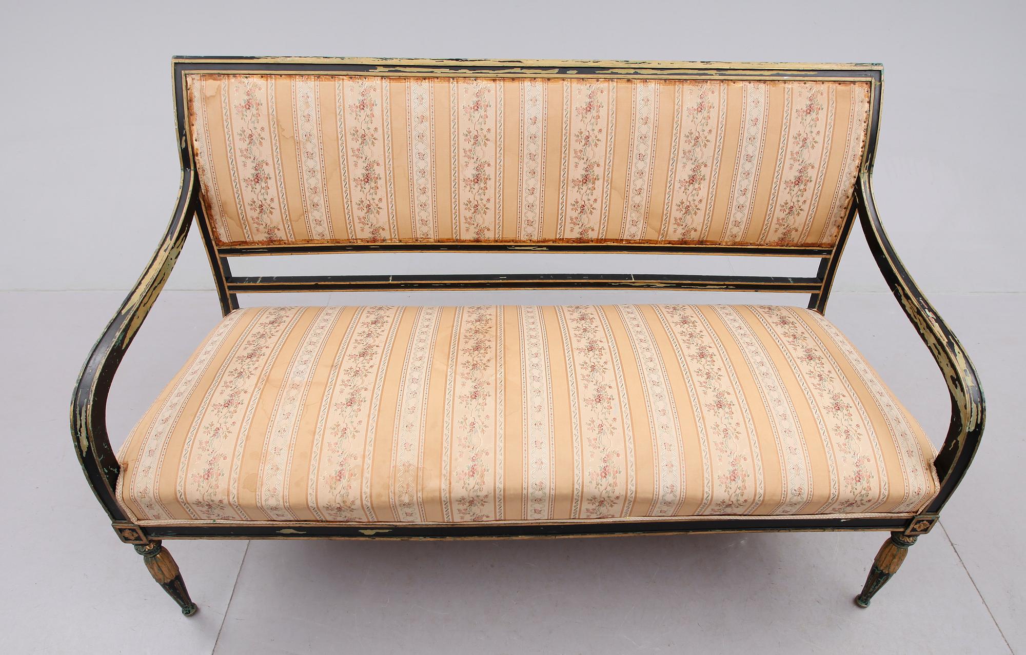 SOFFA, gustaviansk stil, 1800-talets andra hälft.