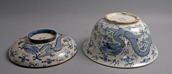 URNA MED LOCK, fajans, Kina.