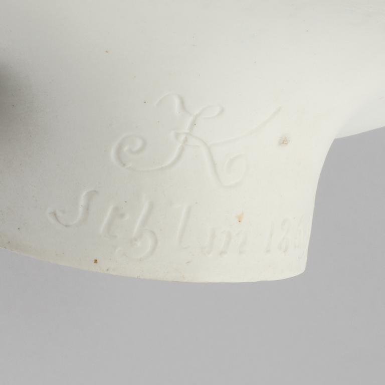 FIGURIN, parian, daterad 1869.