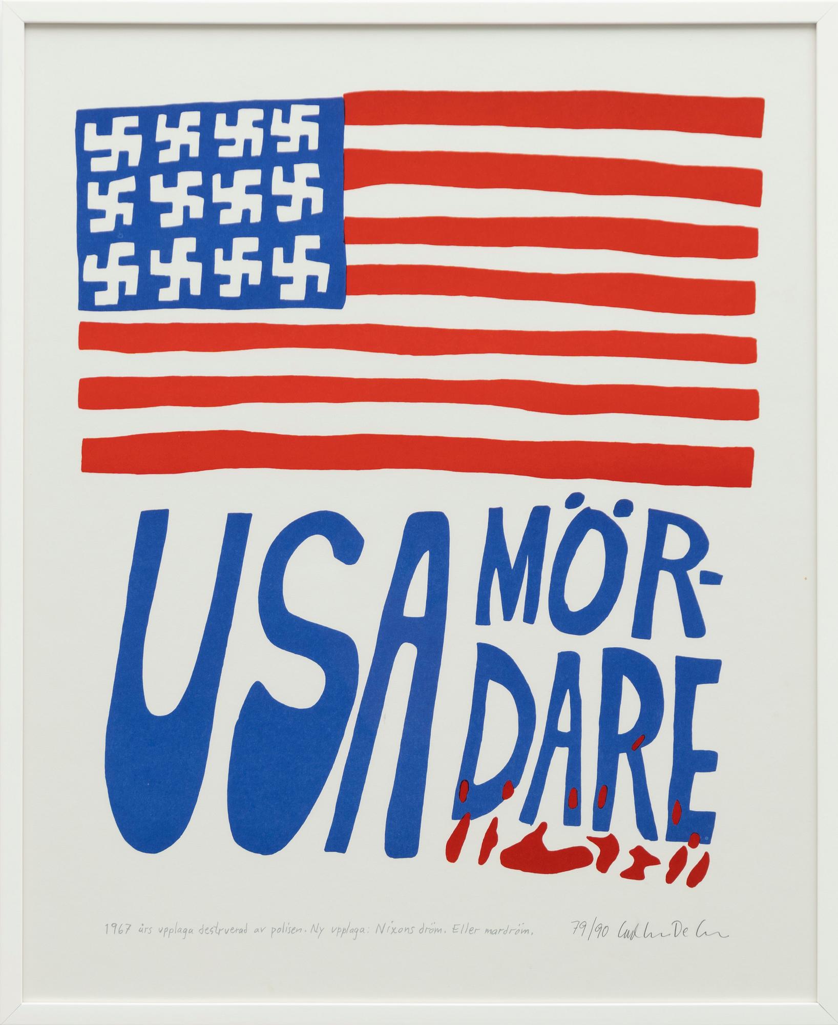 Carl Johan De Geer, "USA Mördare" (Large image).