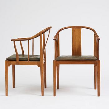 Hans J. Wegner, "Kina-stolen" 6 st, Fritz Hansen, Danmark 1967.