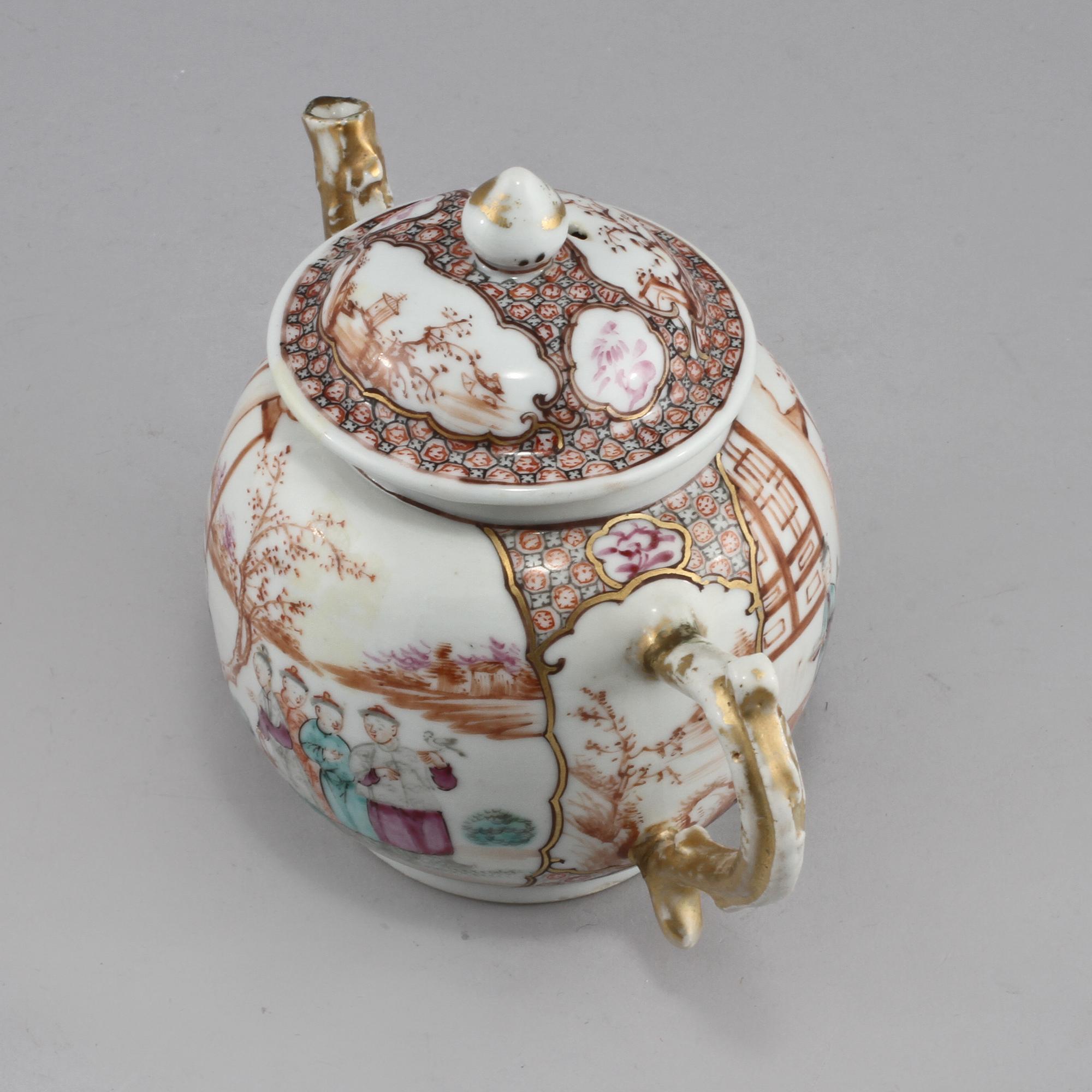 TEKANNA, porslin, Kina, 1700-tal.