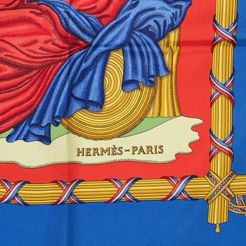Hermès, scarf, "1789 Liberté Égalité Fraternité".