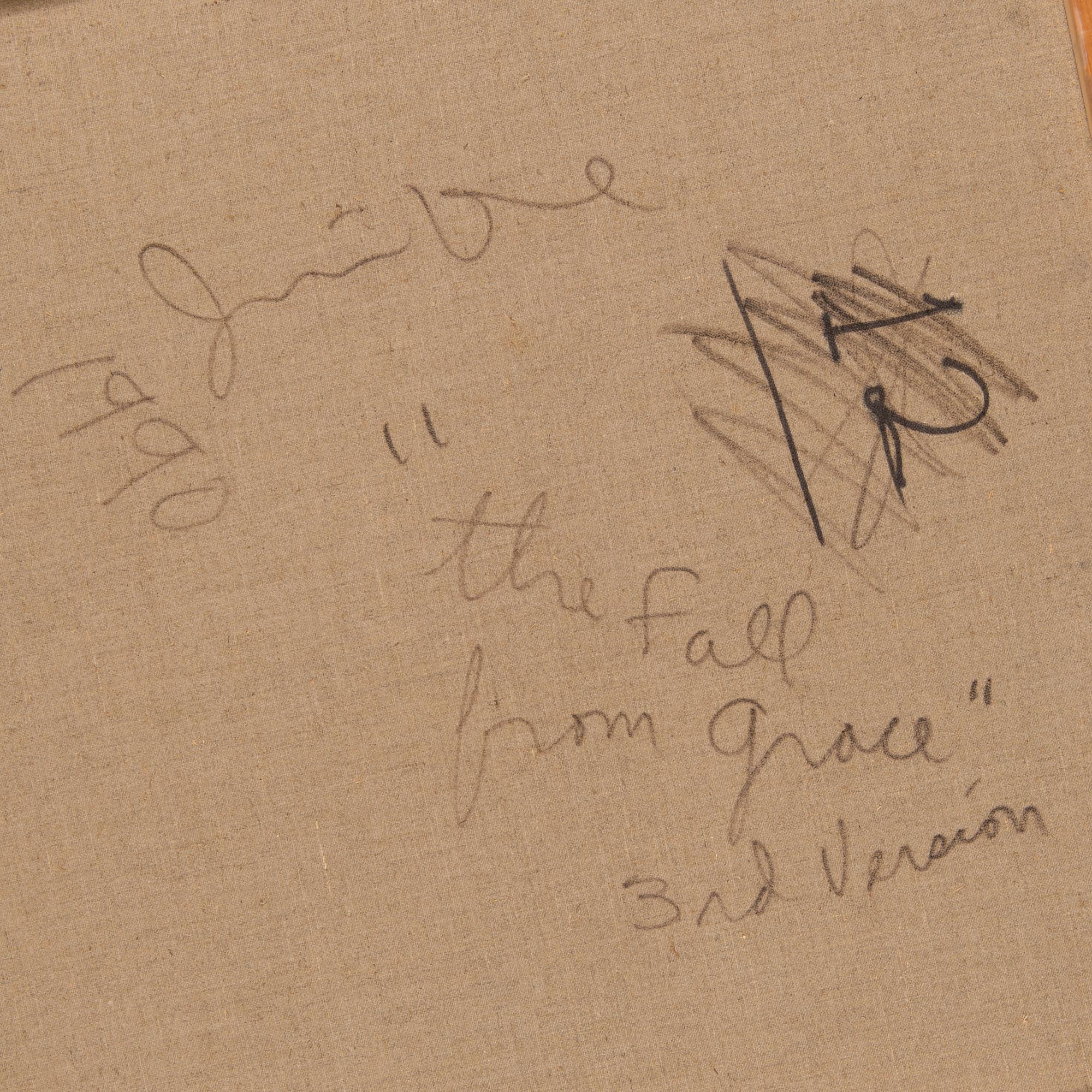 Jim Dine, "The fall from Grace III".