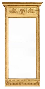106. A late Gustavian mirror.