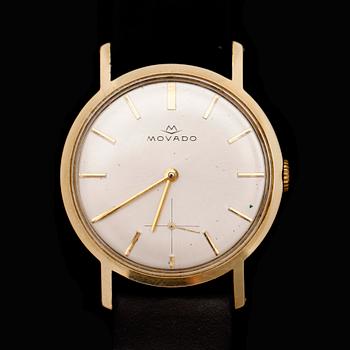 ARMBANDSUR, 18 k guld, Movado, 1960-tal.