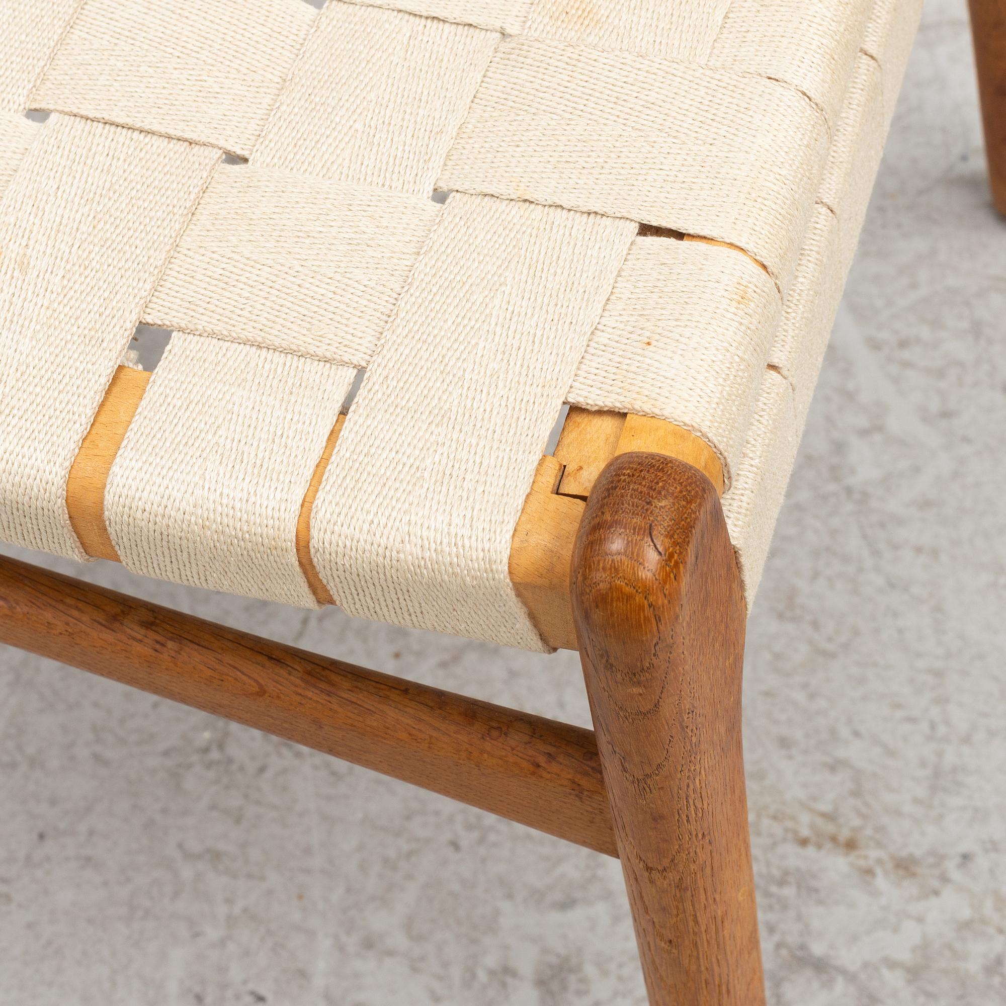 Hans J. Wegner, stolar, 5 st, "CH-23", Carl Hansen & Son, Odense, Danmark, 1950/60-tal.