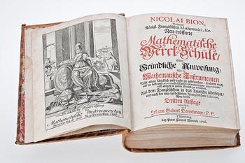 BOK, "Berühmten Königl Französichen Mathematici, & Neu eröffnete Mathematische Werck schule..." Nicolai Bion, Nürnberg 1726.