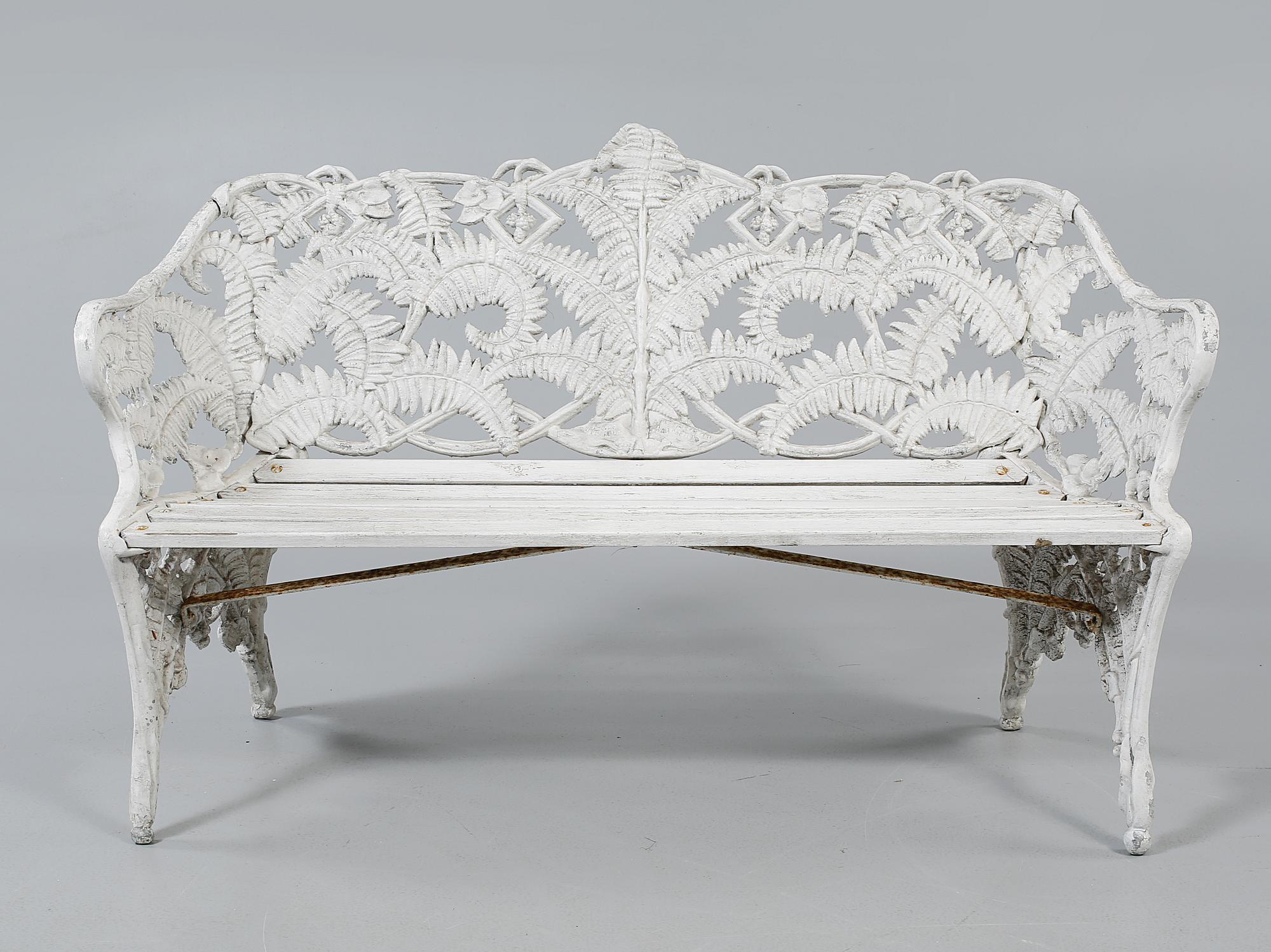 TRÄDGÅRDSSOFFA, Melins metallgjuteri Anderstorp, 1900-tal.