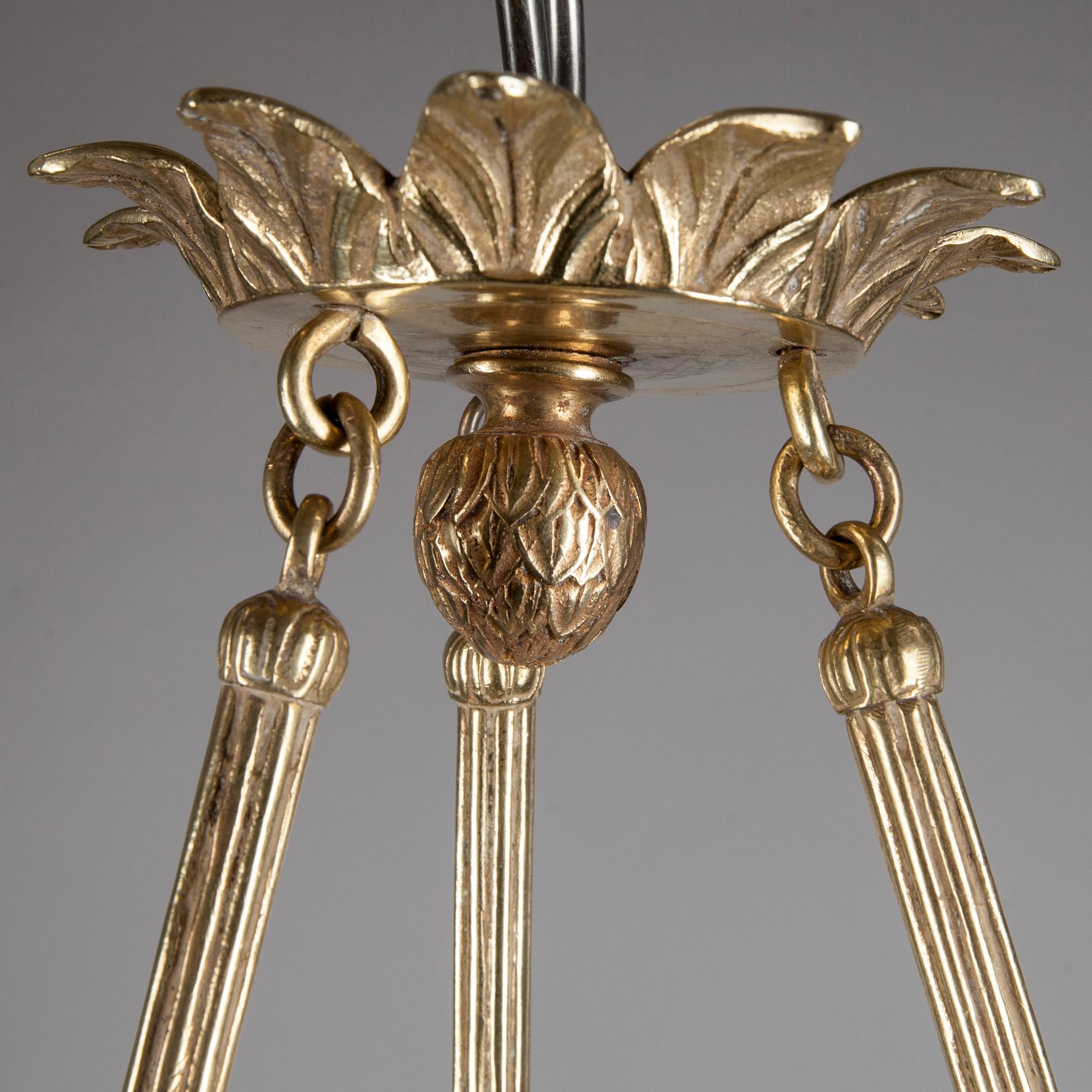 TAKAMPEL, senempire, 1800-talets mitt. Höjd 59 cm.