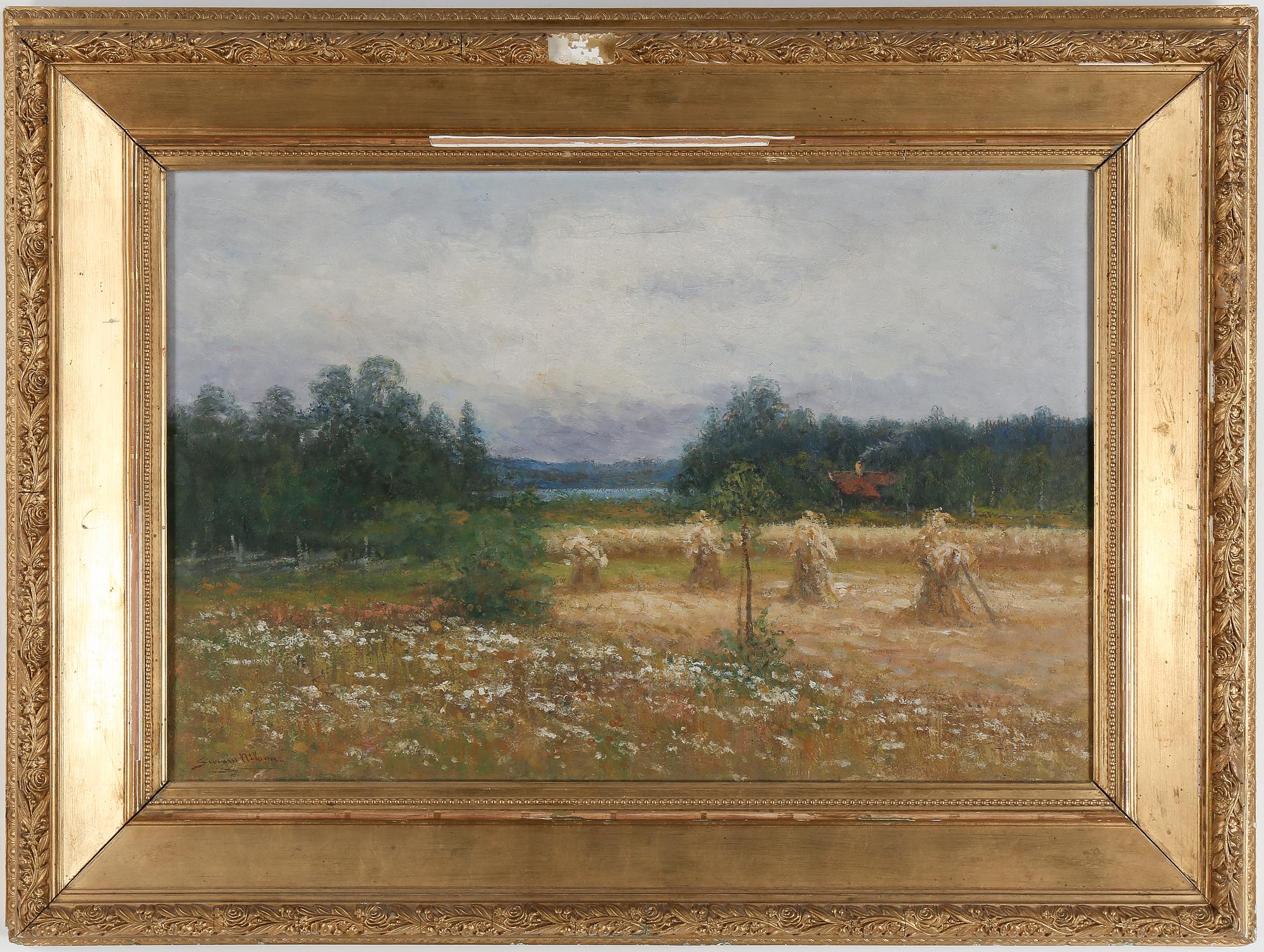 SEVERIN NILSON, olja på duk, signerad.