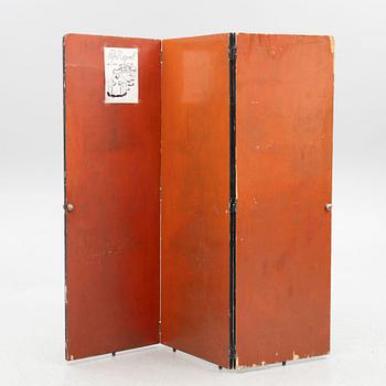 A folding screen, early 20th century.