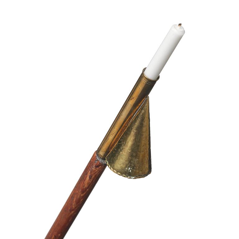 Candle snuffer/lighter for chandeliers, Sweden, probably 19th century.