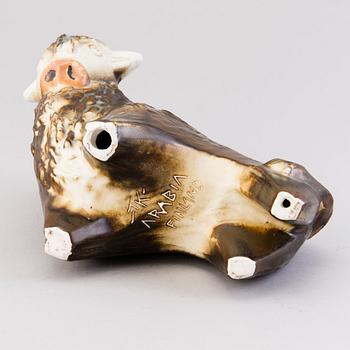 A Ceramic Figurine, signed T Kaasinen Arabia Finland.