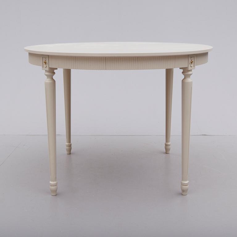 MATGRUPP, 5 delar, gustaviansk stil, 1900-talets andra hälft.