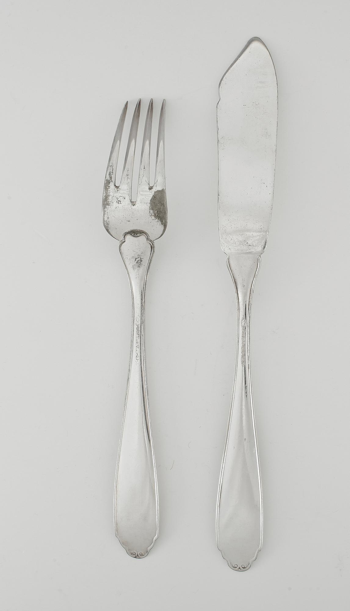 FISKBESTICK, "Vasa", 16 st, nysilver.
