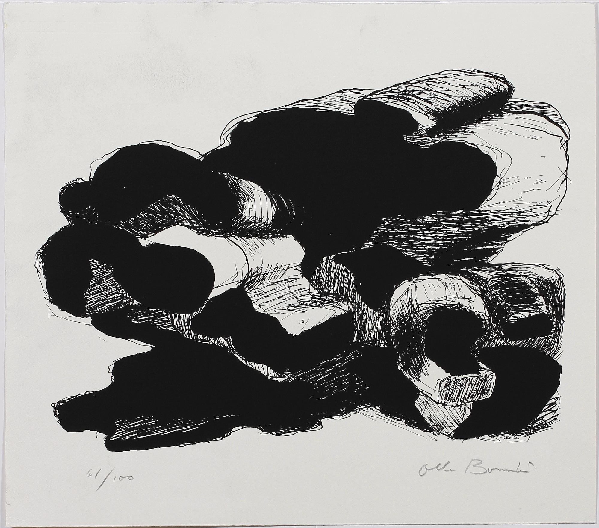 OLLE BONNIÉR, litografier, 5 st, sign och numr.