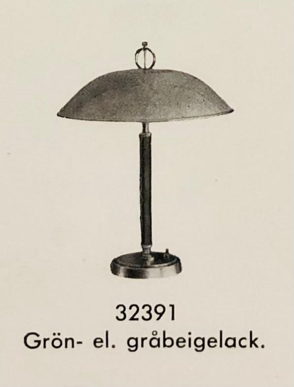Bertil Brisborg, a table lamp model "32391", Nordiska Kompaniet, 1950s.