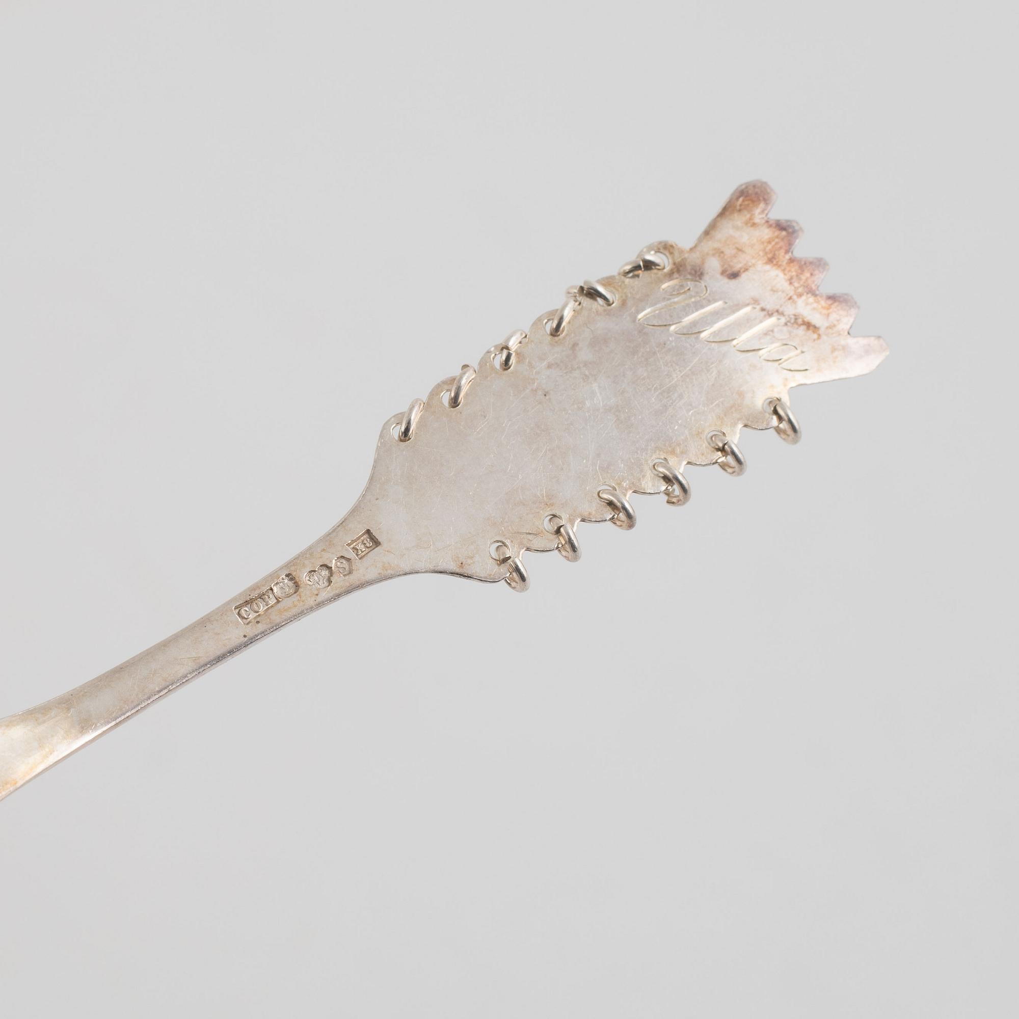 17 silver teaspoons, Sweden, 1928-48.