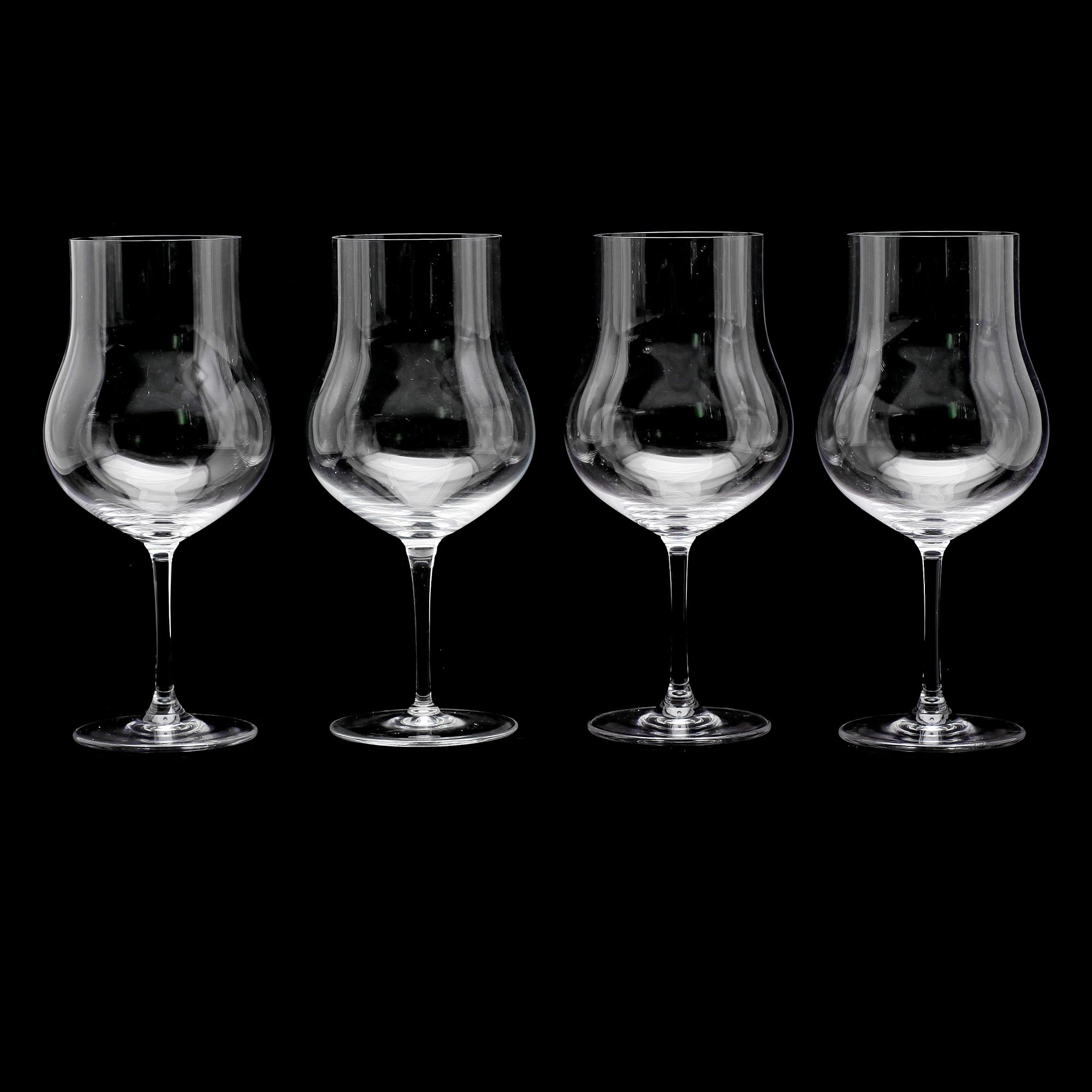 VINGLAS, 11 st, Villeroy & Boch, 1900-talets andra hälft.