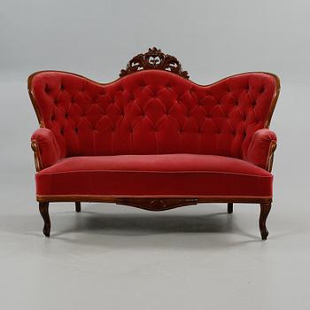 SOFFA, nyrokoko, 1800-talets andra hälft.