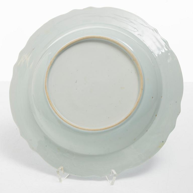 Servisdelar, 10 st, kompaniporslin, Kina, Qingdynastin, Qianlong (1736-95).