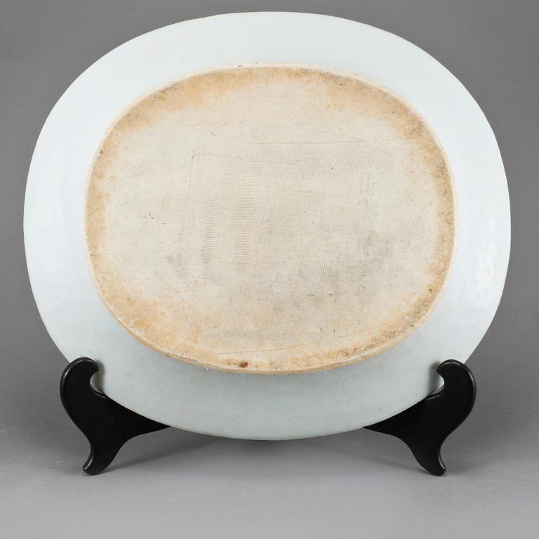 STEKFAT, porslin, Kina, 1700-tal.