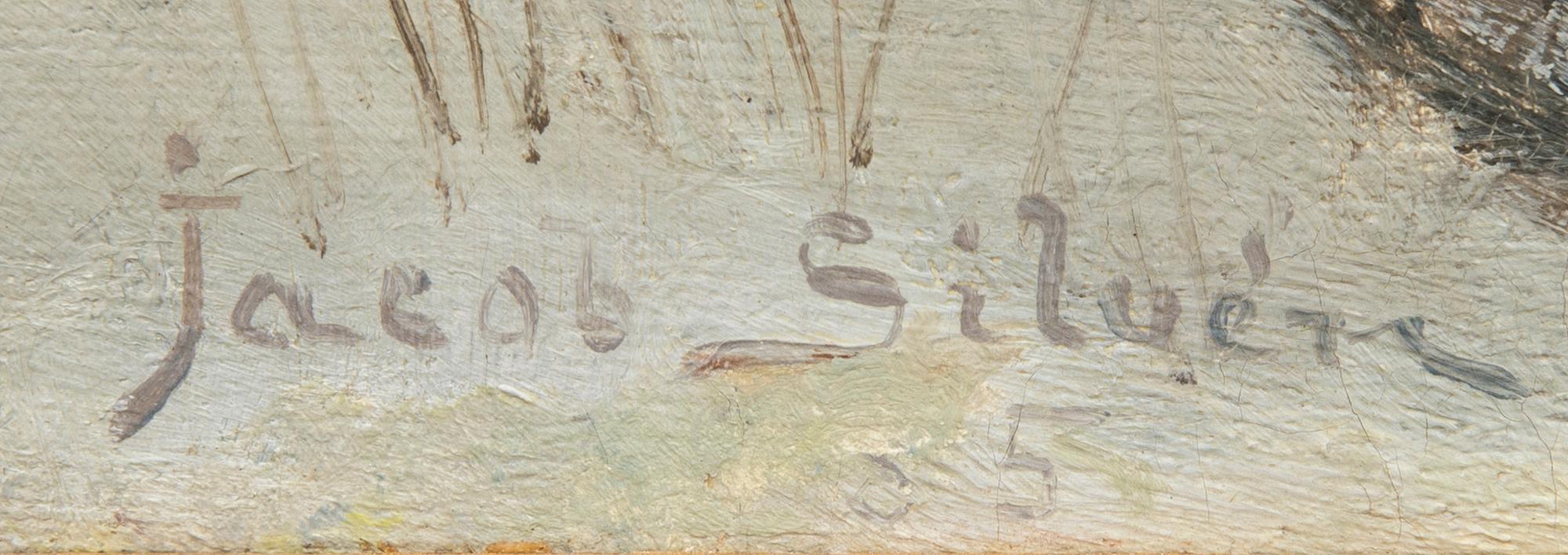 Jacob Silvén, olja på duk signerad och daterad.