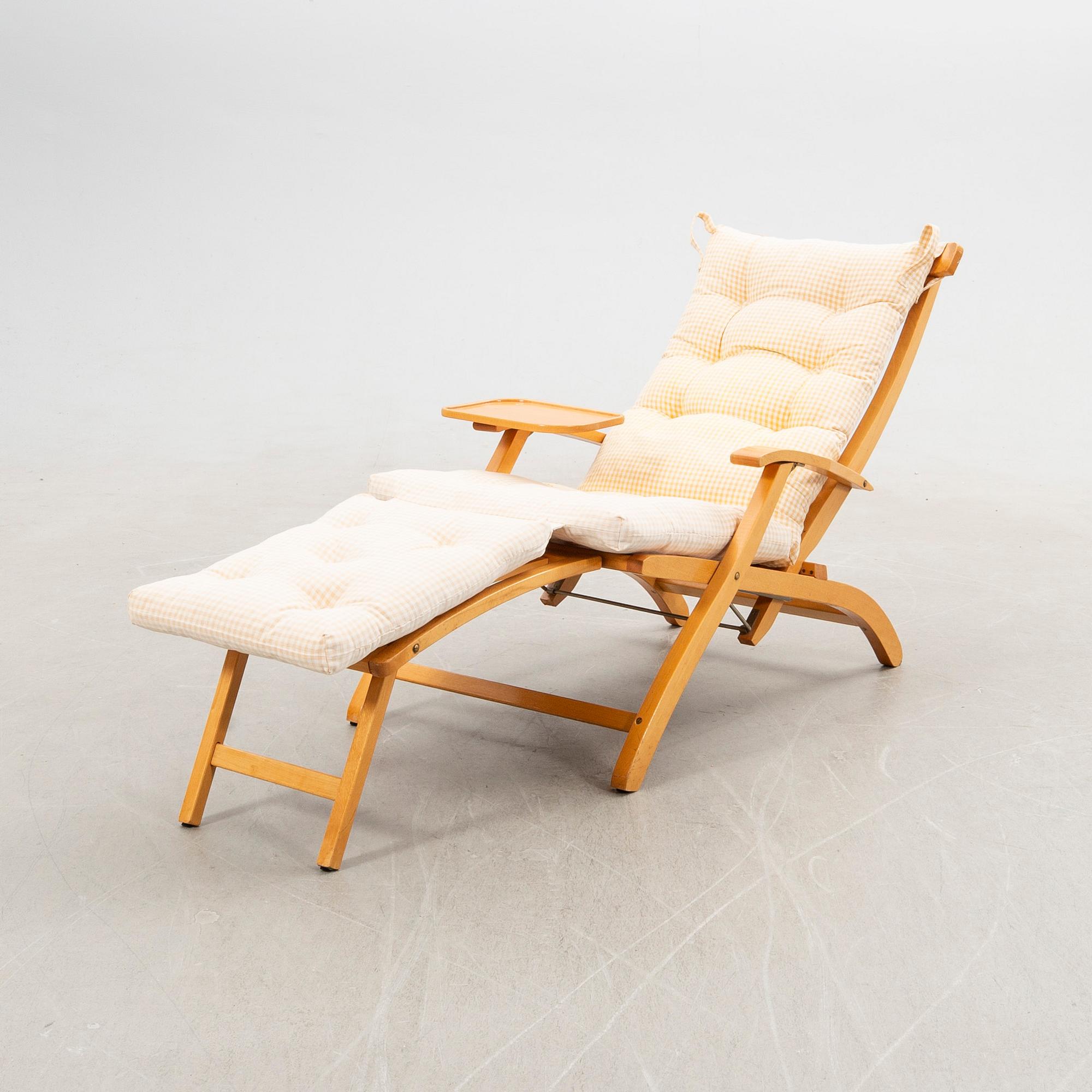 Deck chair by Brogrens, late 20th century.