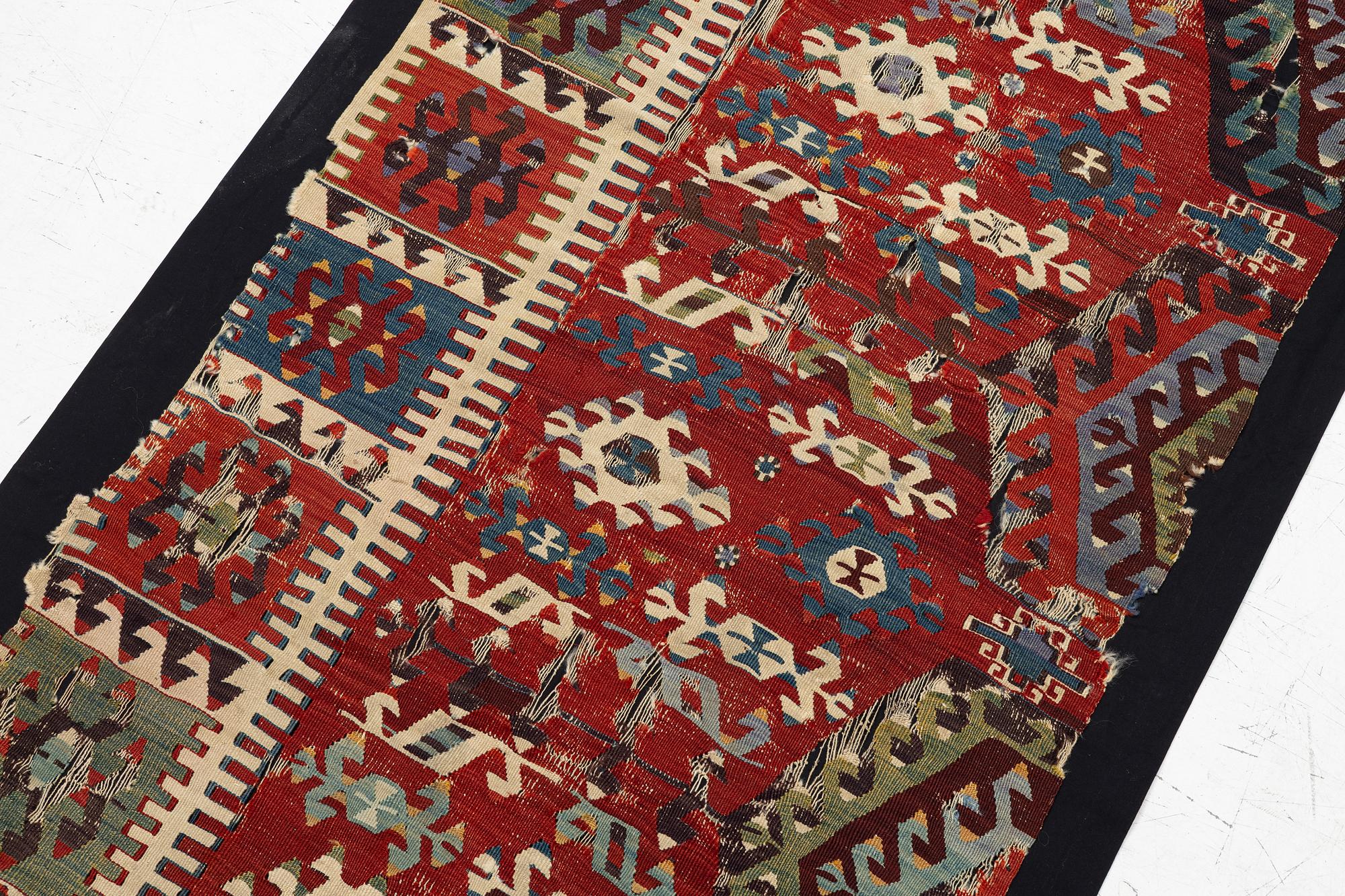 Kelim fragment, West Anatolia, c. 223 x 86 cm.