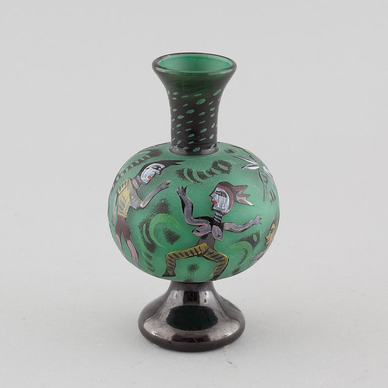 ULRICA HYDMAN-VALLIEN, vas, glas, Kosta Boda, signerad, unik.